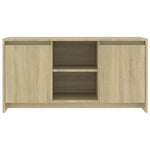 TV Cabinet Sonoma Oak 102x37.5x52.5 cm Engineered Wood 809794