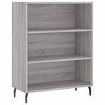Highboard Grey Sonoma 69.5x32.5x180 cm Engineered Wood 3189595