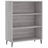 Shelf Cabinet Grey Sonoma 69.5x32.5x90 cm Engineered Wood 828386