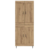Highboard 2 pcs Artisan Oak Engineered Wood 3415948