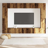 Wall Mounted TV cabinets 8 pcs Old Wood Engineered Wood 3328977
