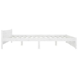 Bed Frame without Mattress with Drawers White Super King 3103575
