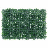 Artificial Shrub Leaf Fence 24 pcs Green 40x60 cm 366637