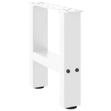 Coffee Table Legs White 2 pcs 40x cm Steel 4013257
