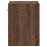 ZNTS Garage Wall Cabinets 2 pcs Brown Oak Engineered Wood 860620