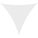 Sunshade Sail Oxford Fabric Triangular 5x5x5 m White 135290