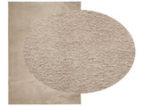 Rug HUARTE Short Pile Soft and Washable Sand 80x150 cm 375052