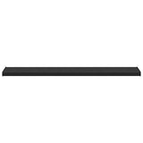 Window Sill Black with wood grain 120 x 35 x 4.5 cm PVC 42046865
