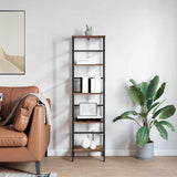 Bookshelf Smoked Oak 40 x 29.5 x 149 cm Engineered Wood 883912