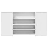 Reception Desk White 200x50x103,5 cm Engineered Wood 3324178
