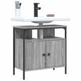Bathroom Sink Cabinet Grey Sonoma 60x30x60 cm Engineered Wood 842439