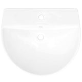 Basin White 56 x 48 x 42 cm Glazed Ceramic 143011