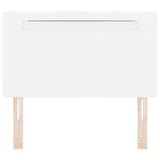 LED Headboard White 90 cm Faux Leather 42007294