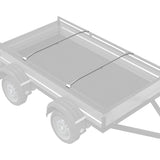 Tarpaulin Bracket for Trailers 2 pcs Silver 136-218 cm Aluminum 42020522