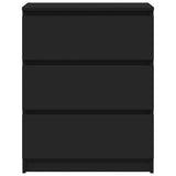801383 Sideboard Black 60x35x76 cm Engineered Wood