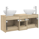 Bathroom Furniture Set 3 pcs Sonoma Oak 49.5 x 44.5 x 65 cm 3405909