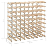 ZNTS Wine Rack for 72 Bottles Solid Pinewood 282471