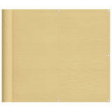 Balcony Screen Sand 90x1000 cm 100% Polyester Oxford 4000034