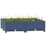 310410 Raised Bed 80x80x23 cm Polypropylene