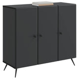 Sideboard Black 89 x 34.5 x 80 cm Engineered Wood 895566