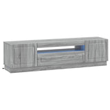 LED TV Cabinet Grey Sonoma Engineered Wood 897791