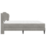 Bed Frame with Headboard Light Grey 180 x 200 cm Velvet 3415277