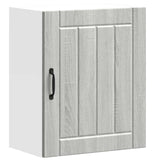 ZNTS Kitchen Wall Cabinet Lucca Grey Sonoma Engineered Wood 853809