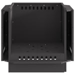 ZNTS Smokeless Fire Pit Black 58x58x51 cm Steel 858974