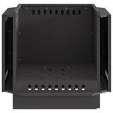 ZNTS Smokeless Fire Pit Black 58x58x51 cm Steel 858974