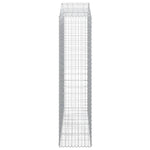 Arched Gabion Basket 200x50x200/220 cm Galvanised Iron 153400