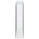 Arched Gabion Basket 200x50x200/220 cm Galvanised Iron 153400