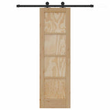 Sliding Door ORKDAL Brown 61 x 198.5 cm Solid Pine Wood 3333436