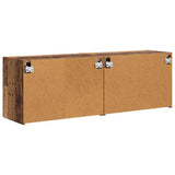 TV Wall Cabinet Wall-mounted 2 pcs Old Wood 59.5 x 31 x 40 cm 892346