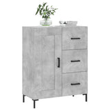 Sideboard Concrete Grey 69.5x34x90 cm Engineered Wood 830264