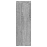 Wall Display Shelf 8 Compartments Grey Sonoma 342593