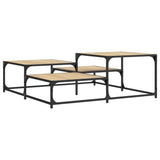 Coffee Table Sonoma Oak 107x107x40 cm Engineered Wood 837753