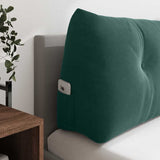 Back Pillow Dark Green 180 x 24 x 50 cm Velvet 42014576