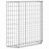 Trapezium Gabion Raised Bed Galvanised Steel 100x20x100 cm 145653