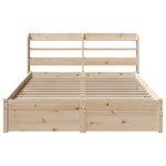 Bed Frame with Headboard without Mattress 120x200 cm 3306734