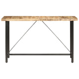 Bar Table 180x70x107 cm Rough Mango Wood 286613