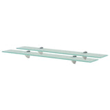 Floating Shelves 2 pcs Glass 70x20 cm 8 mm 3051522