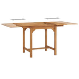 Extending Garden Table x80x75cm Solid Teak Wood 47420