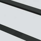 Sliding Door with Hardware Set Black 90x205 cm ESG Glass 3375848
