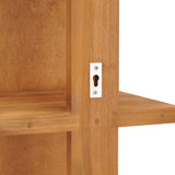 Wall Mirror with Shelves 30x30x120 cm Solid Teak Wood 289070