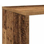 Book Cabinet Old Wood 132x29x141.5 cm Engineered Wood 3310314