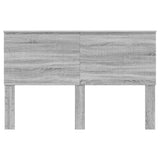 Headboard with Headboard Grey Sonoma 150 cm Engineered wood 887754