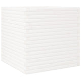 Garden Planter White 70x70x68.5 cm Solid Wood Pine 3282475