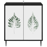 Sideboard HANAU Black Oak 69 x 33 x 76 cm Engineered Wood 8006945