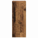 Wall Mounted Cabinet Old Wood 34.5 x 34 x 90 cm Engineered Wood 882610