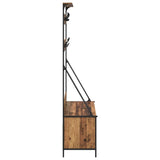 Clothes Rack Old Wood 100 x 41 x 184 cm Engineered Wood 882889
